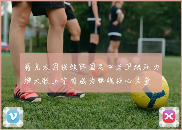 蒋光太因伤缺阵国足中后卫线压力增大张玉宁将成为锋线核心力量